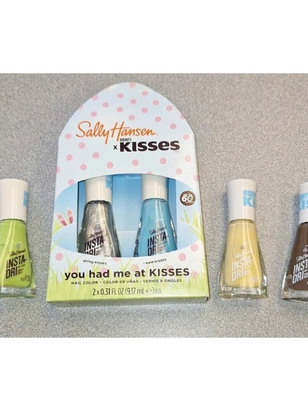 Sally Hansen x Hersheys Kisses Insta-Dri Nail Spring Colors Five All New